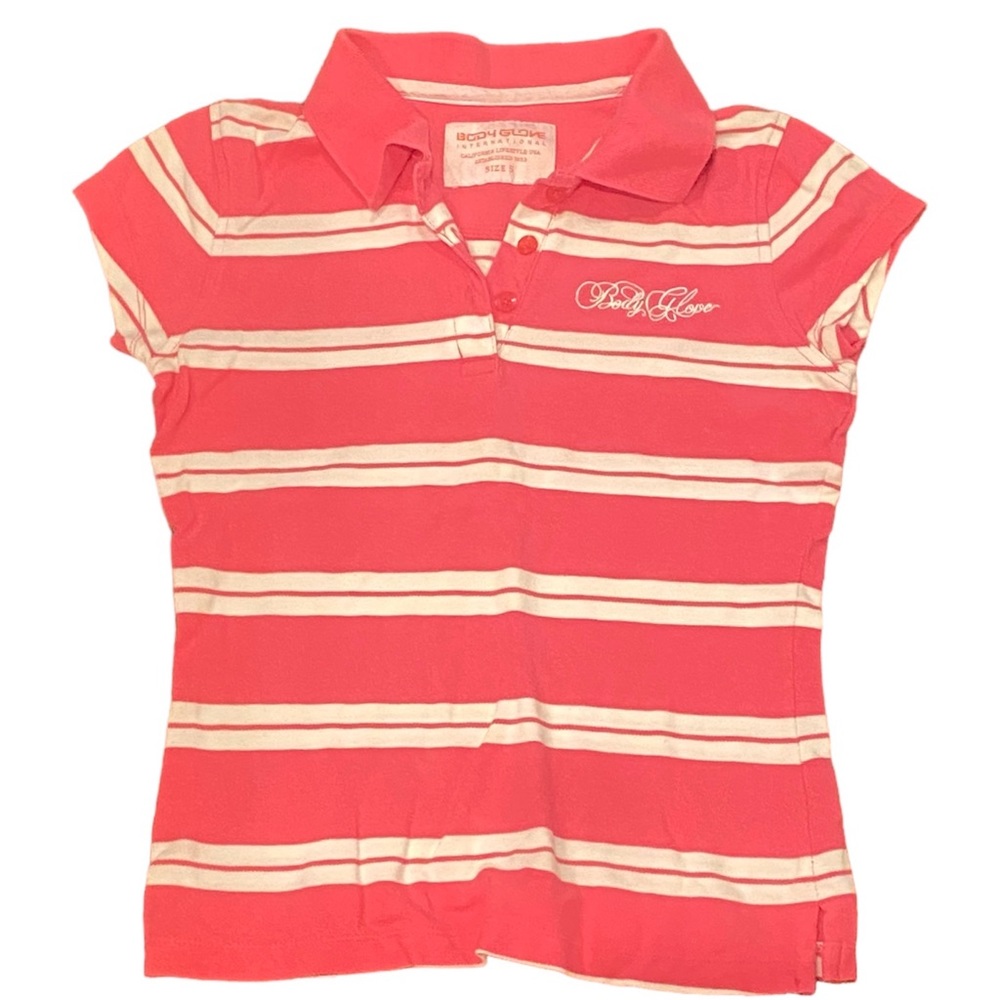 Women's Classic Fit Short Sleeve BODY GLOVE Size S Pink Color